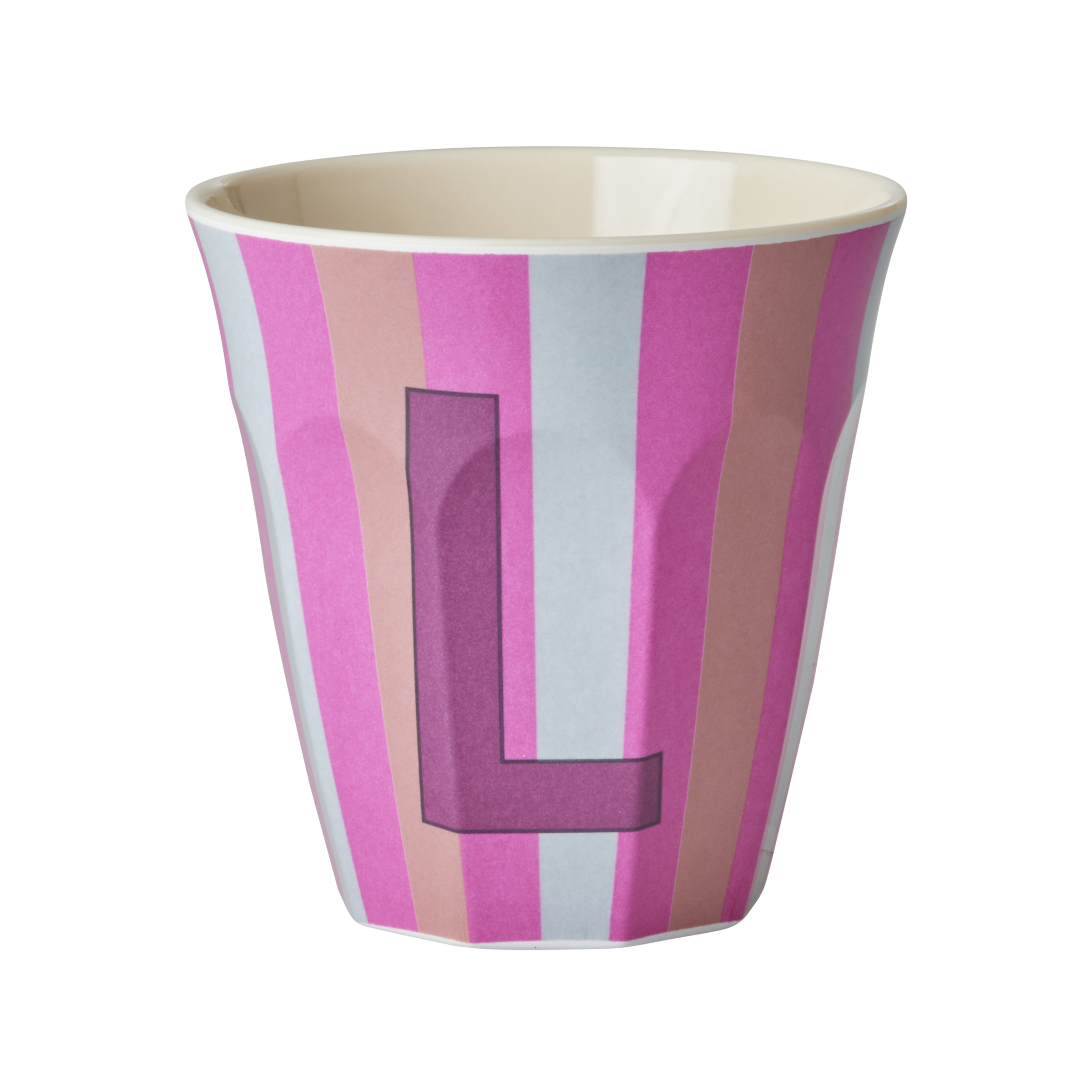 Melamine Alfabet kop, pink mix - 250 ml.